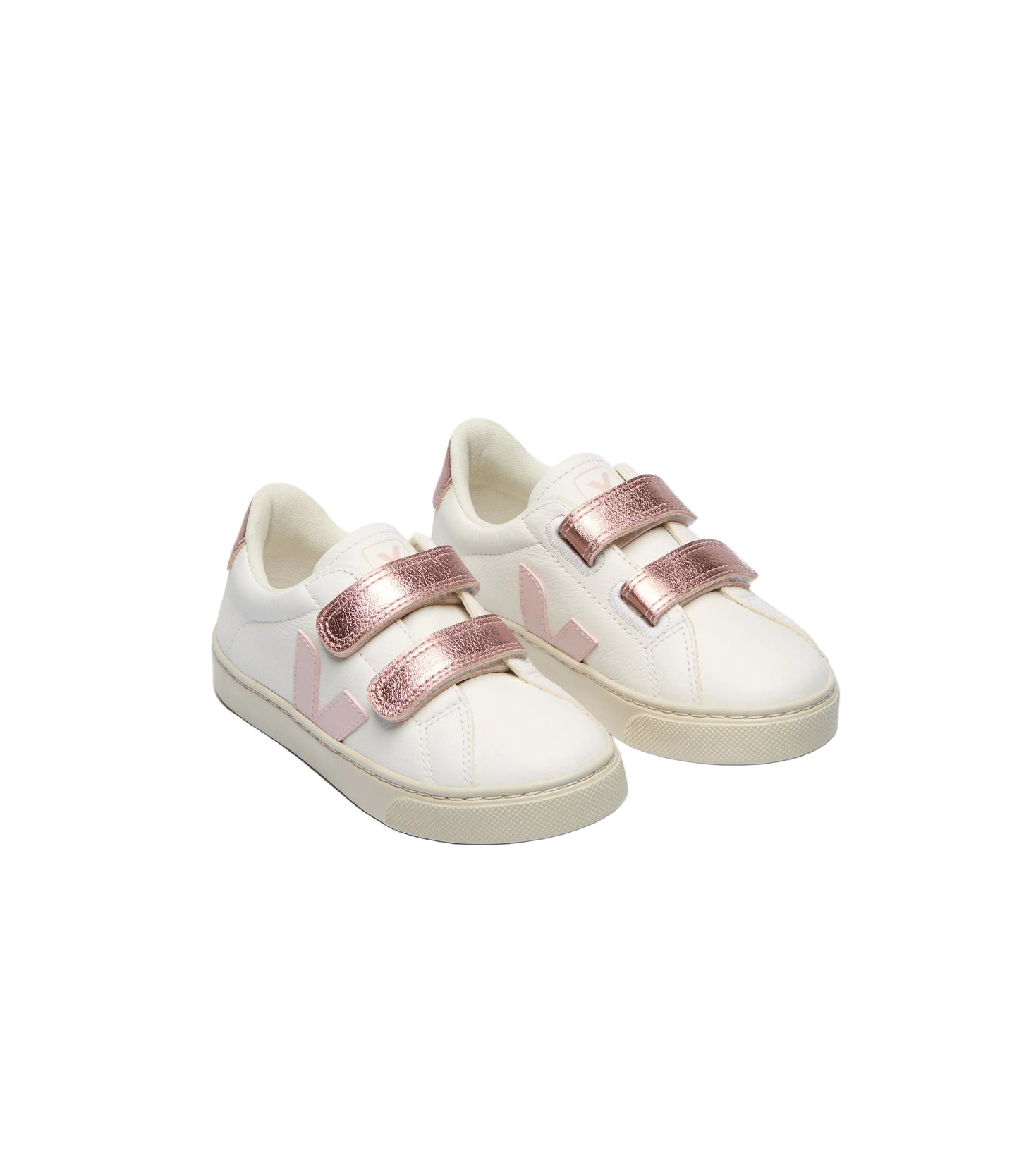 Esplar Leather Sneakers- White Petale Nacre