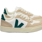 V-10 Leather White Brittany Almond