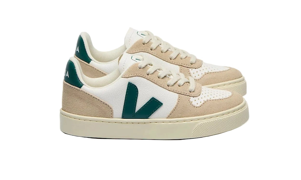 V-10 Leather White Brittany Almond