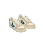 Veja V-10 Leather White Brittany Almond