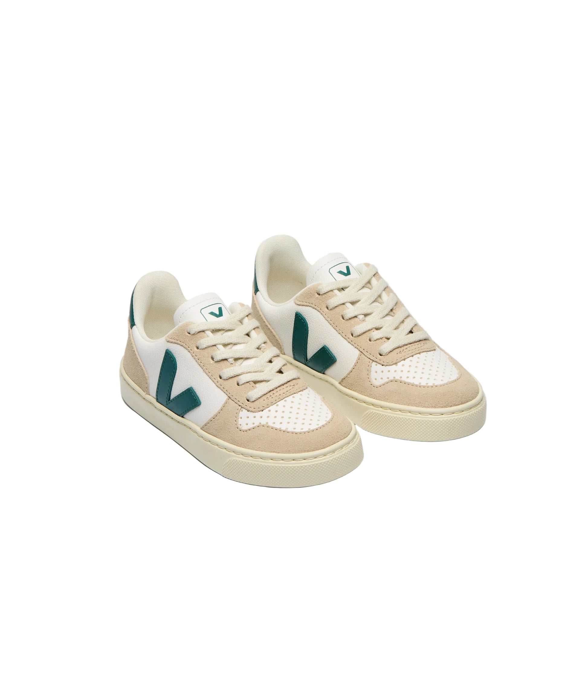 Veja V-10 Leather White Brittany Almond