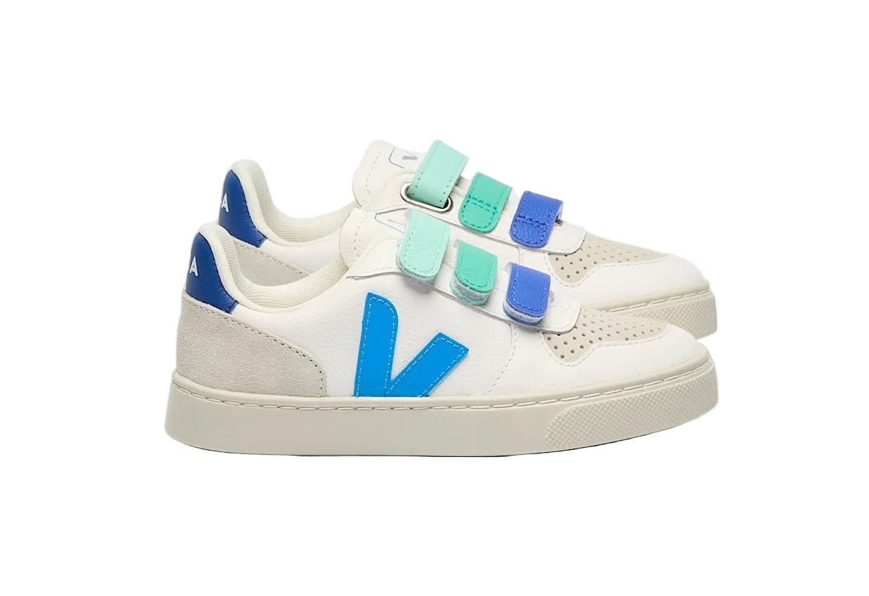 Veja V-10 Leather Sneakers- White Egee