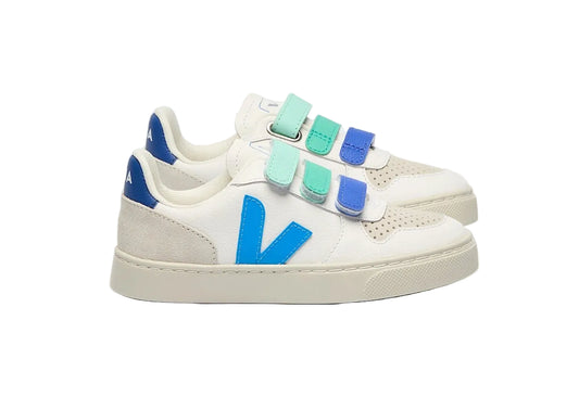 Veja V-10 Leather Sneakers- White Egee