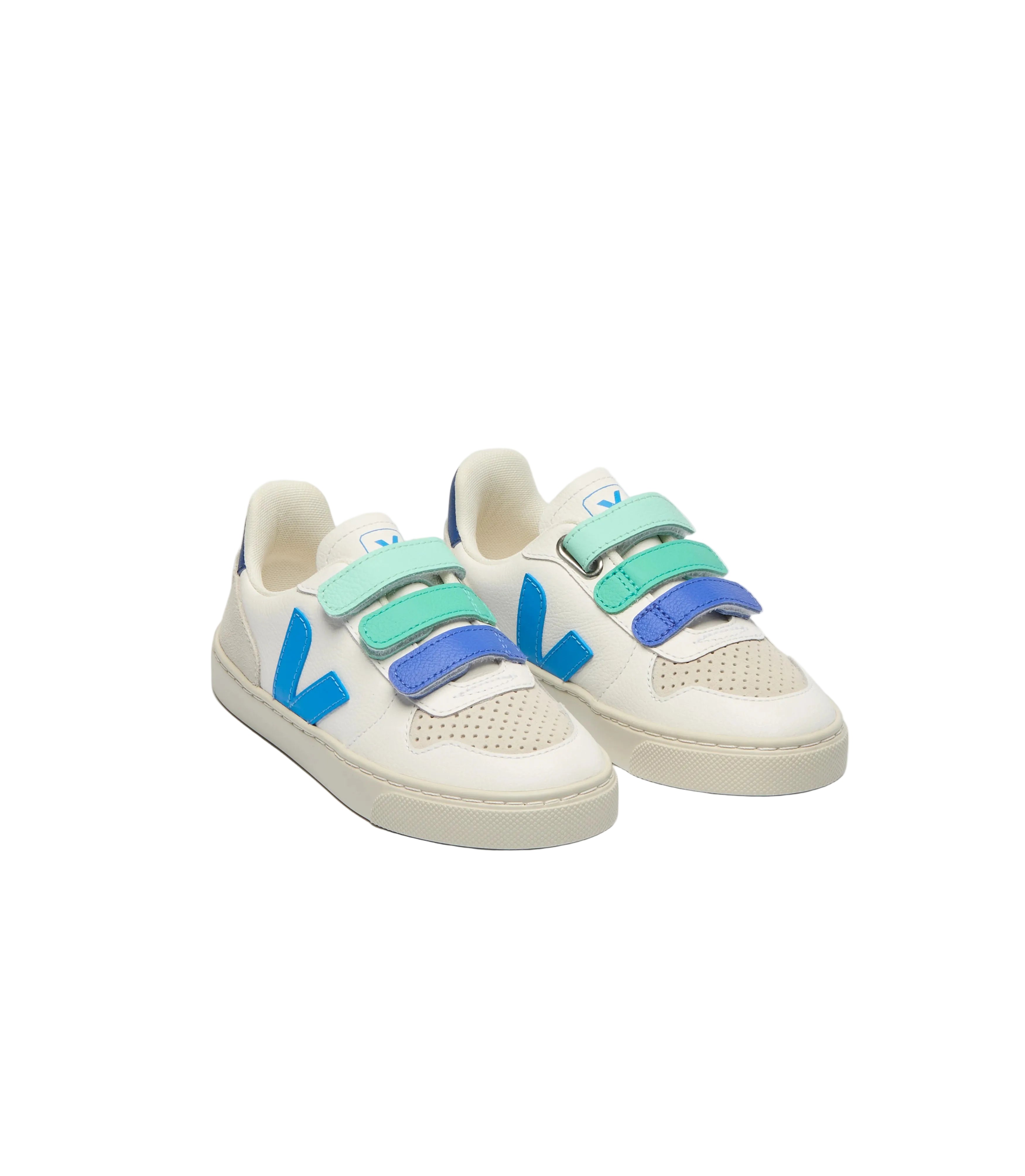 V-10 Leather Sneakers- White Egee