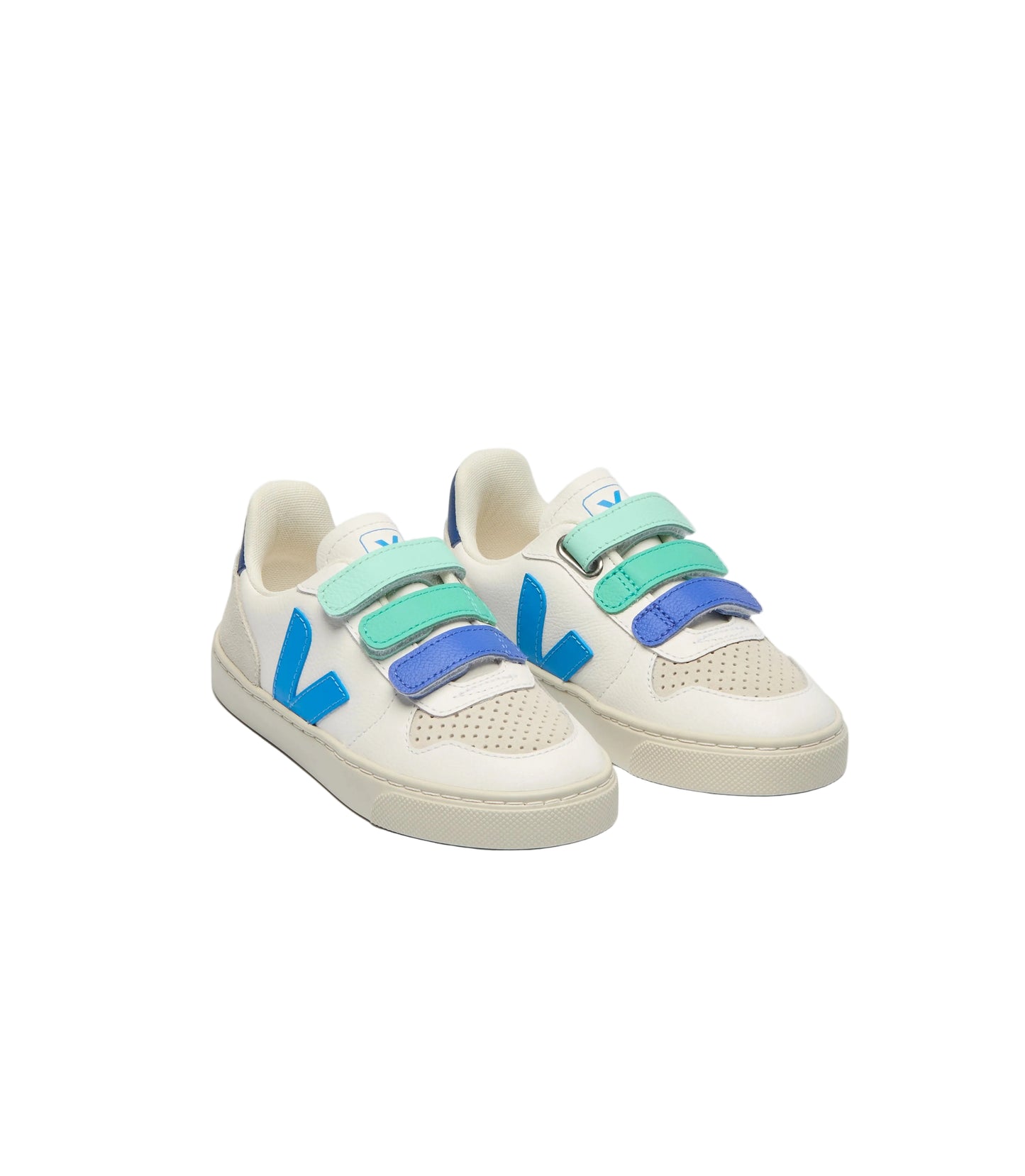 V-10 Leather Sneakers- White Egee