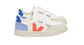 Veja V-12 Leather White Multico Orange Fluo
