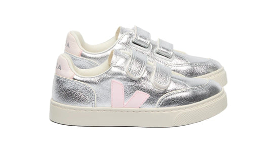 Veja V-12 Leather Silver Lassi