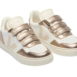 Veja V-90 White Leather Sable Bronze