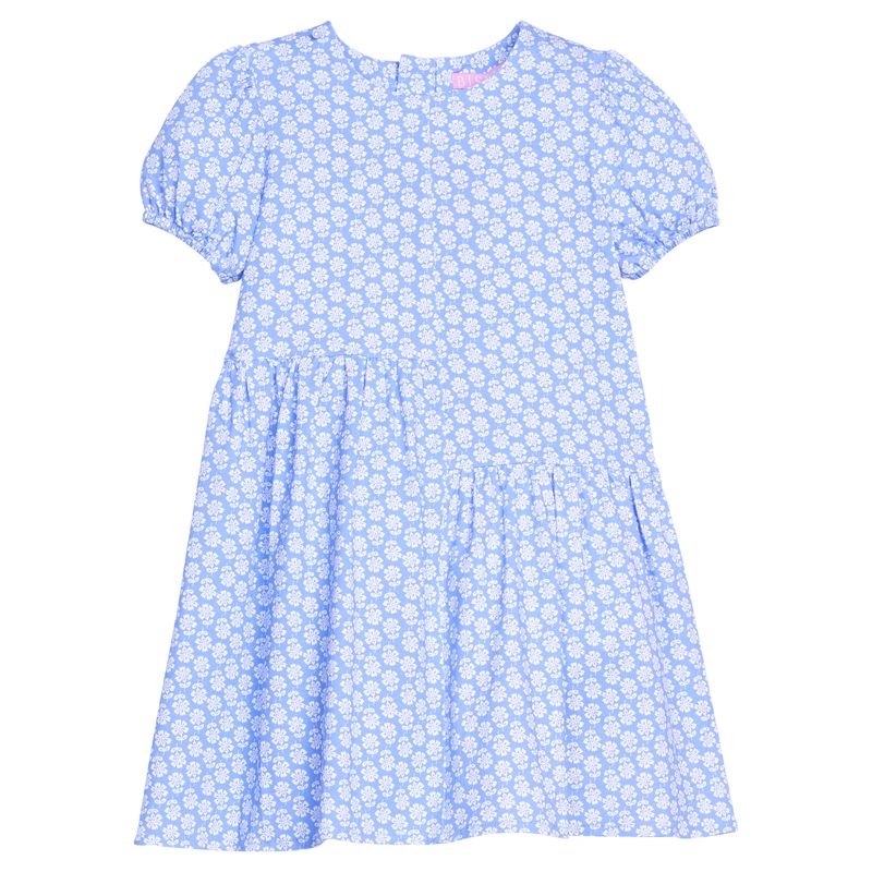 BISBY Phillipa Dress- Periwinkle Block Print