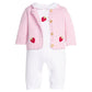 Crochet Playsuit- Strawberry