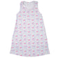 Izzy Tennis Dress With Shorts - Water Color Bows