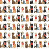 Lila and Hayes Emery Girls' Short Set - Western Pups