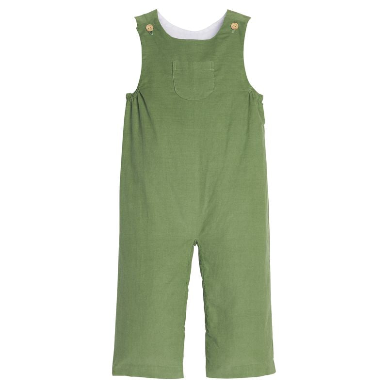 Little English Campbell Overall- Watercress Corduroy