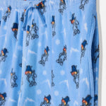 GOAT USA Winter Thumbs Up AOP Pajama Pants- Carolina Blue