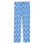 GOAT USA Winter Thumbs Up AOP Pajama Pants- Carolina Blue