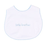 Magnolia Baby Little Brother Embroidered Bib