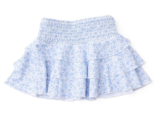 Shade Critters Smocked Skirt- Coastal Garden