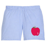 Little English Applique Basic Short- Apple