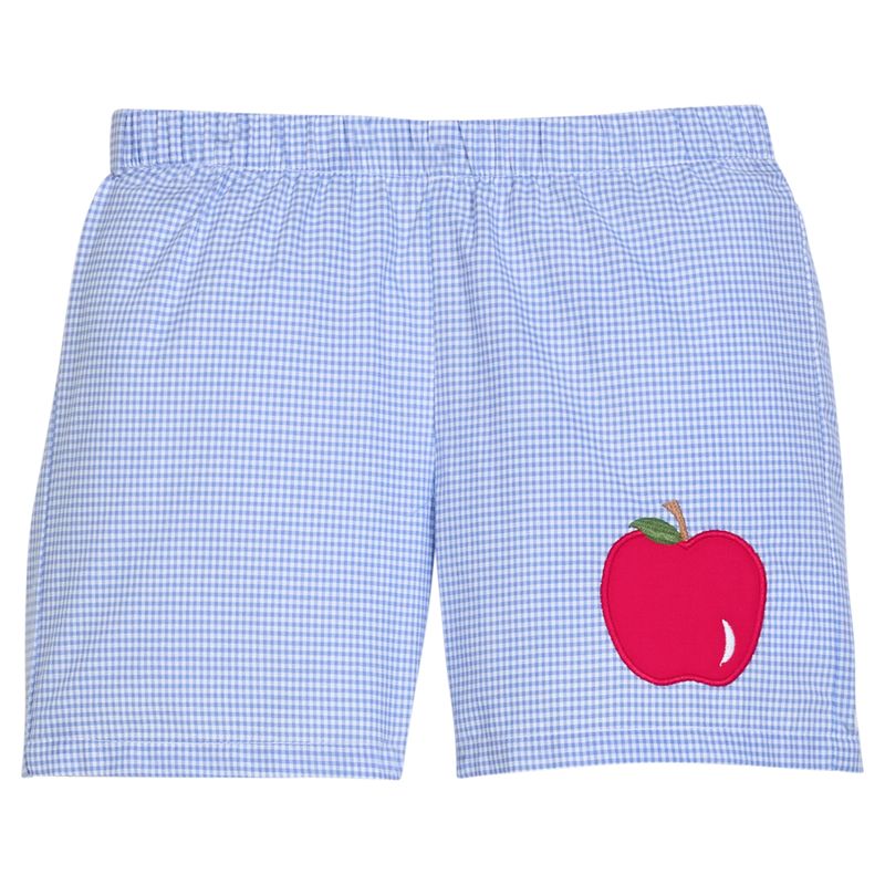 Little English Applique Basic Short- Apple
