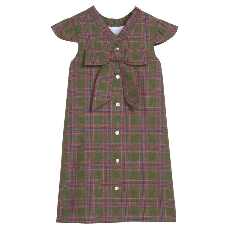 Little English Elizabeth Dress- Thornhill Plaid