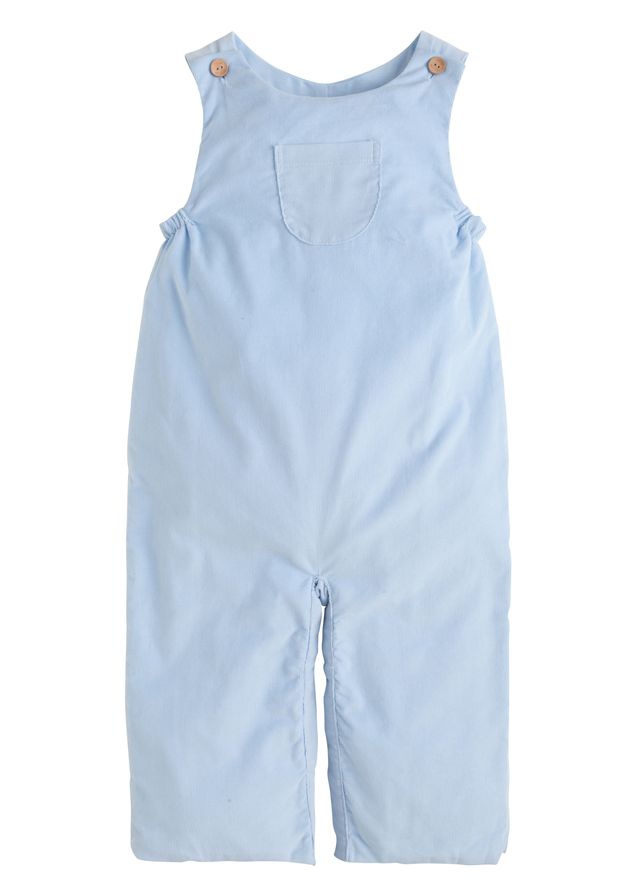 Little English Campbell Overall- Light Blue Corduroy