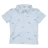 BlueQuail Gone Fishin' Polo Short Sleeve Shirt
