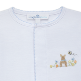Bunny's Basket Footie- Light Blue