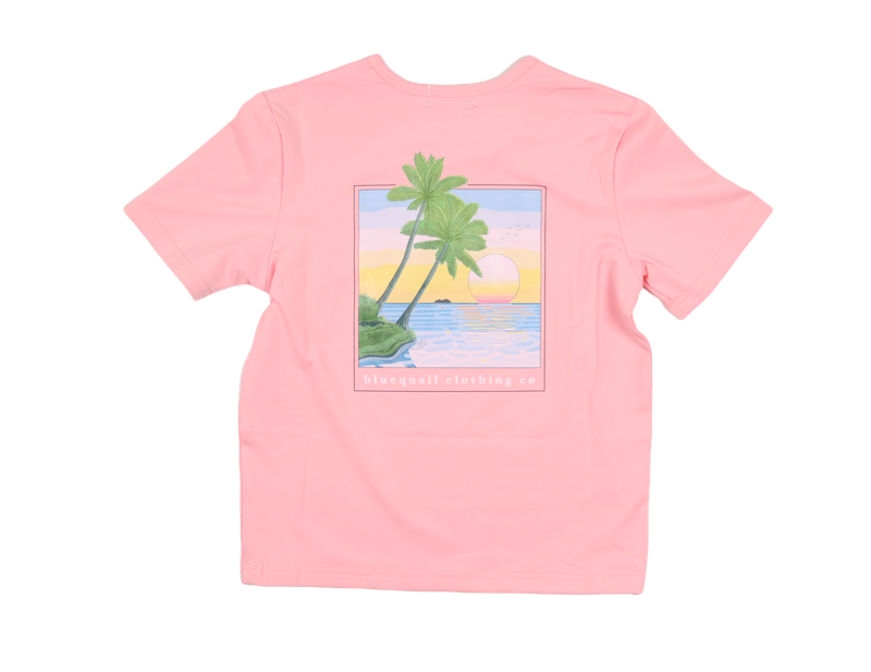 BlueQuail Coastal Getaway Short Sleeve Performance Tee
