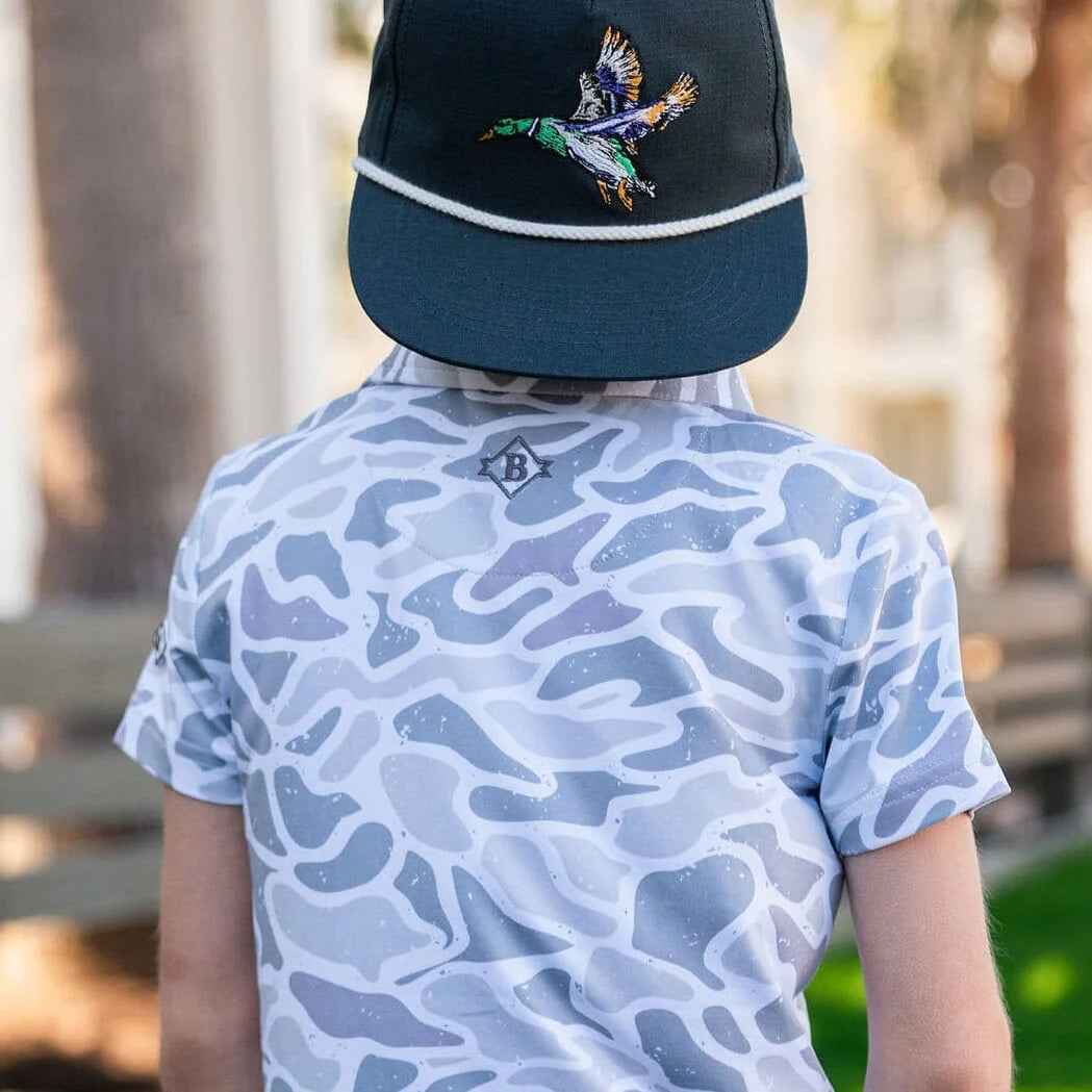 Burlebo Youth Polo- White Camo