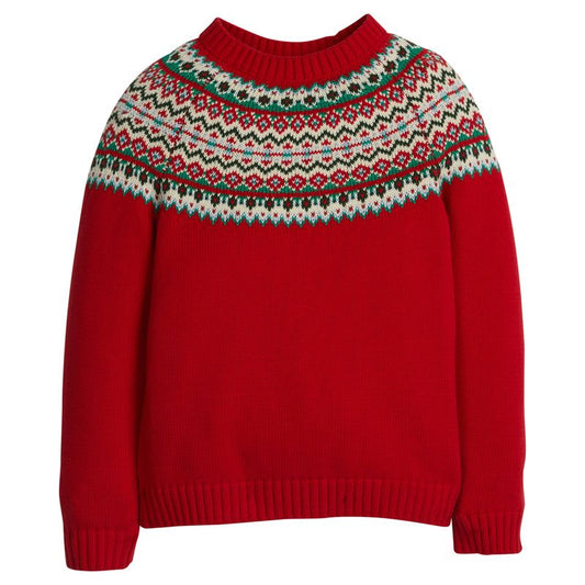 Little English Holiday Fair Isle Sweater
