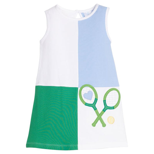 Little English Nellie Dress- Tennis