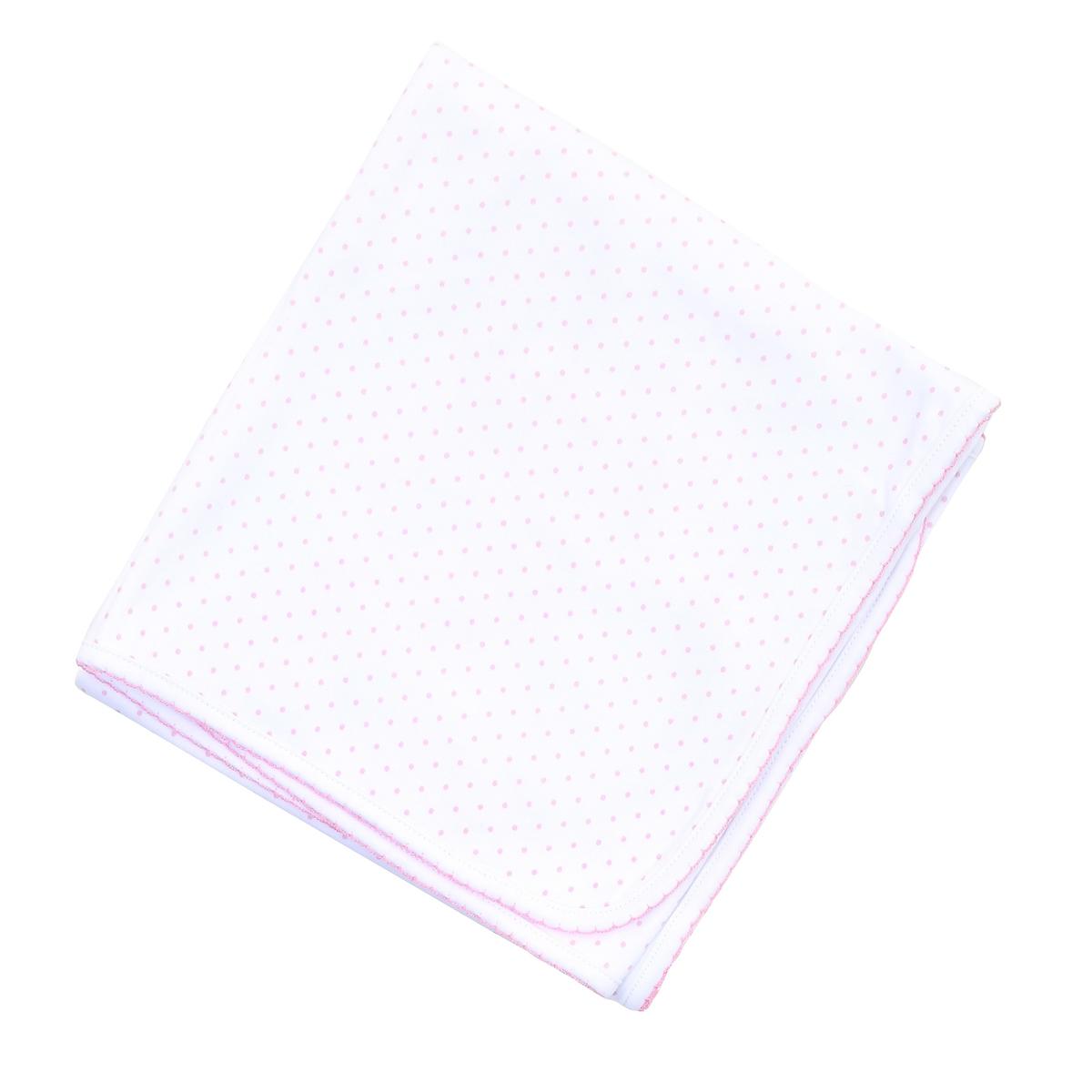 Magnolia Baby Mini Dot Essentials Blanket - Pink