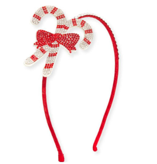 Crystal Classic Candy Cane Headband