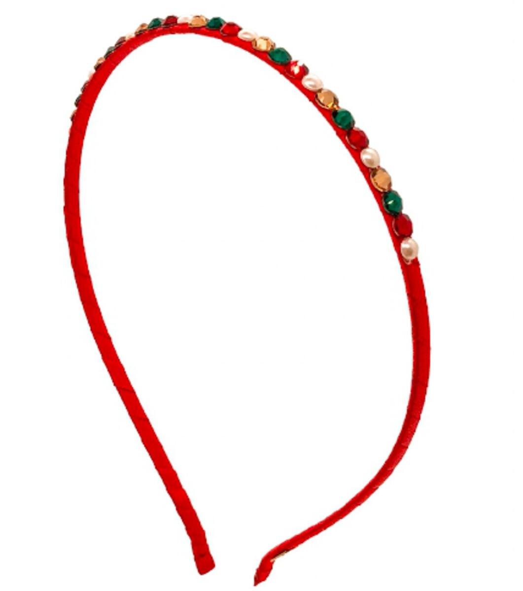 Bari Lynn Christmas Crystal Headband