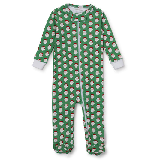 Parker Pima Cotton Zipper Pajama - Hey Santa