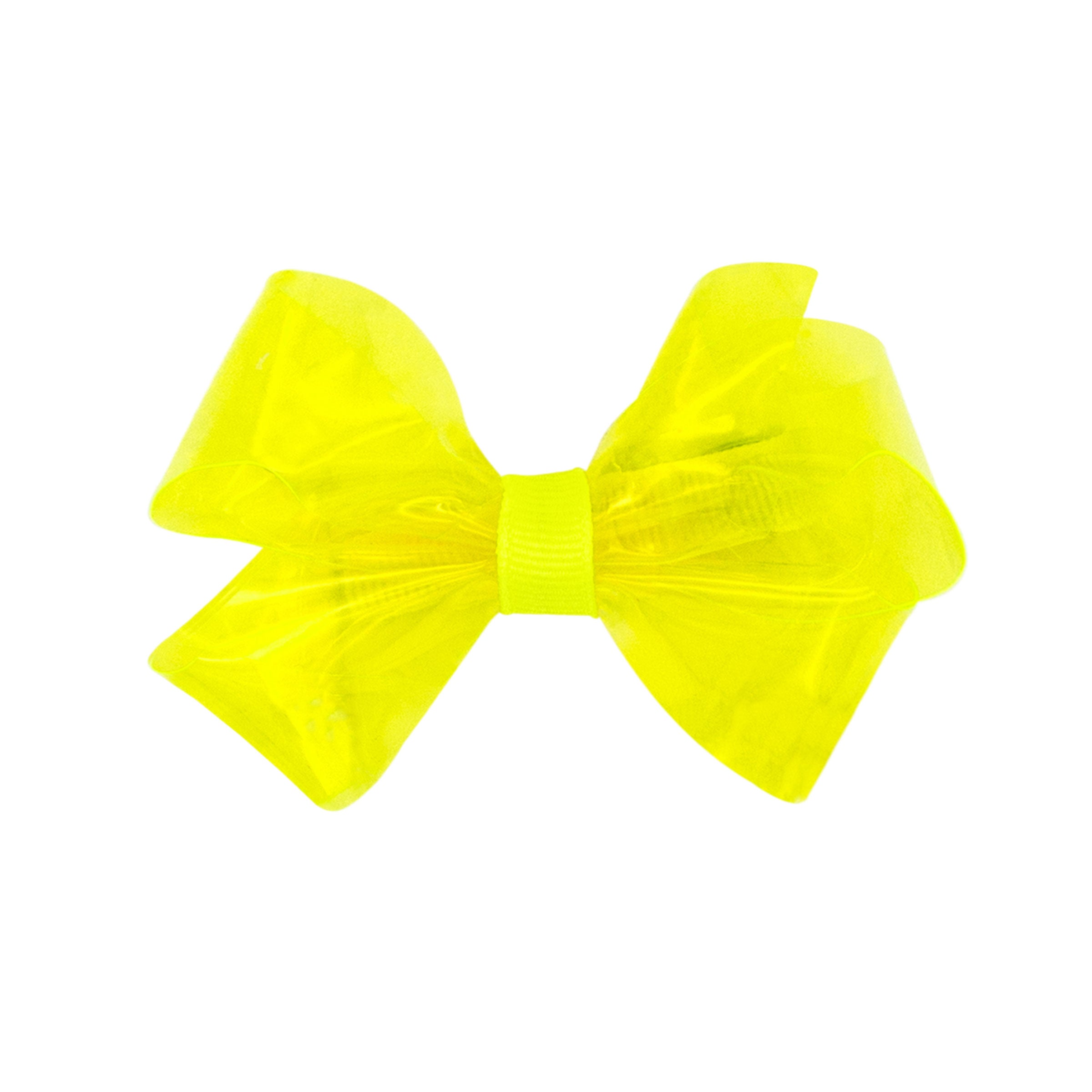 Wee Ones Mini Splash Splash Vinyl Bow - Yellow