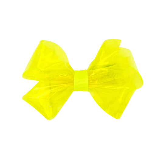 Wee Ones Mini Splash Splash Vinyl Bow - Yellow