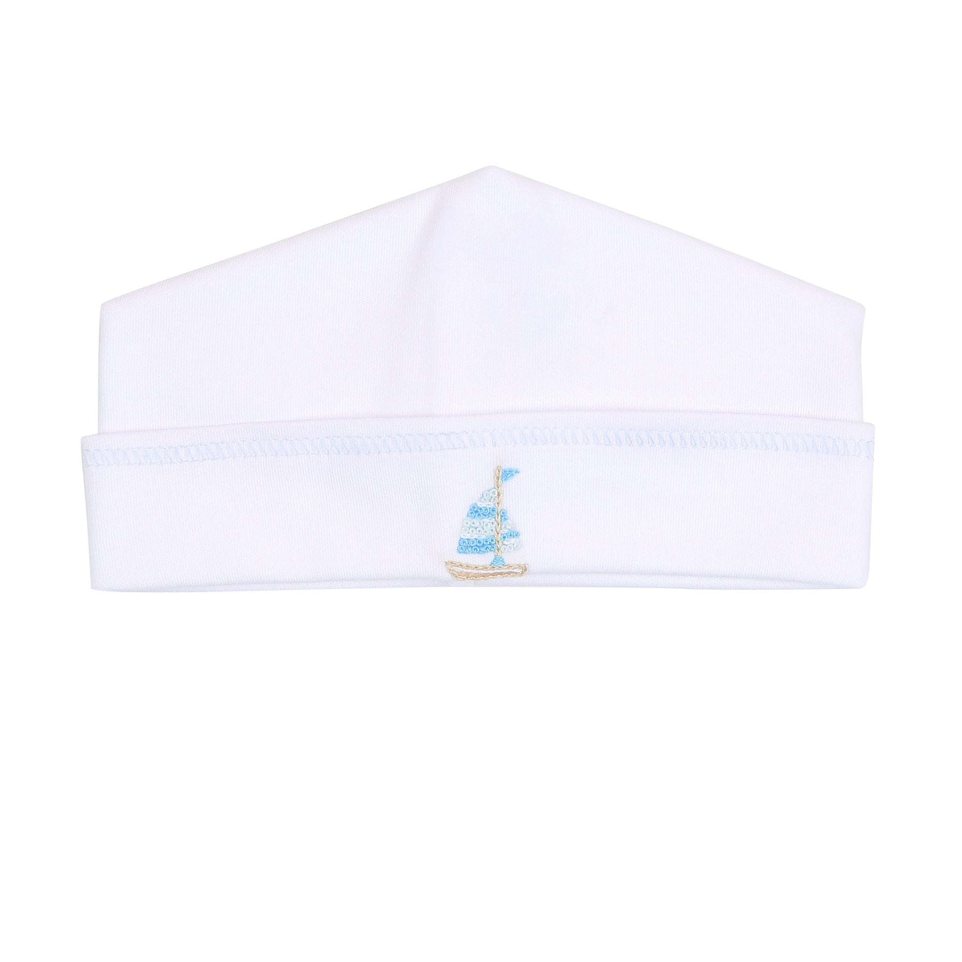 Tiny Sailboat Hat made by Magnolia Baby.