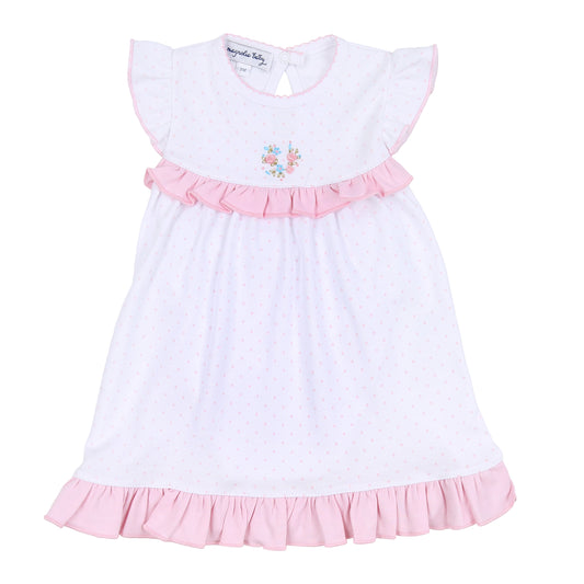 Magnolia Baby Annalise's Classics Embroidered Ruffle Flutters Toddler Dress