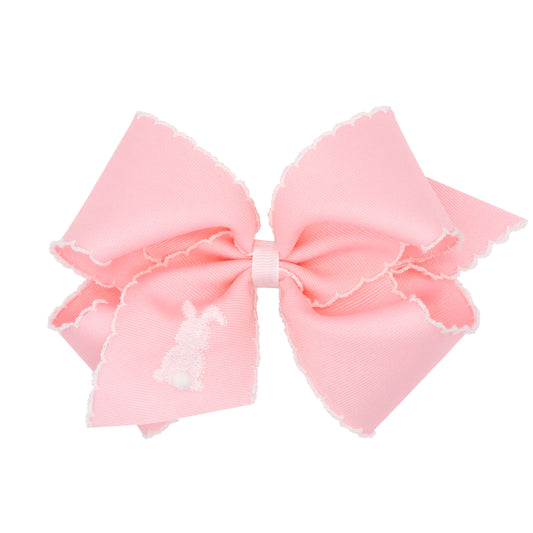 Moonstitch Easter Bow - White Bunny