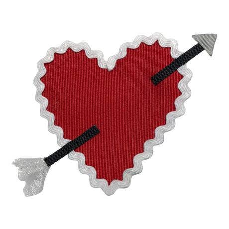 Bows for Belles heart hair clip