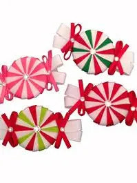 Christmas Candy Hair Clip