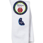 White Cotton Knee High Socks - 2 Pair Pack Jefferies Socks