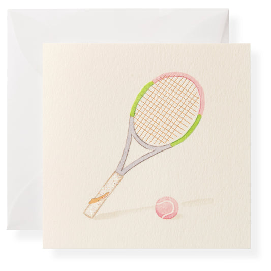Tennis Enclosure Card made by Karen Adams. 