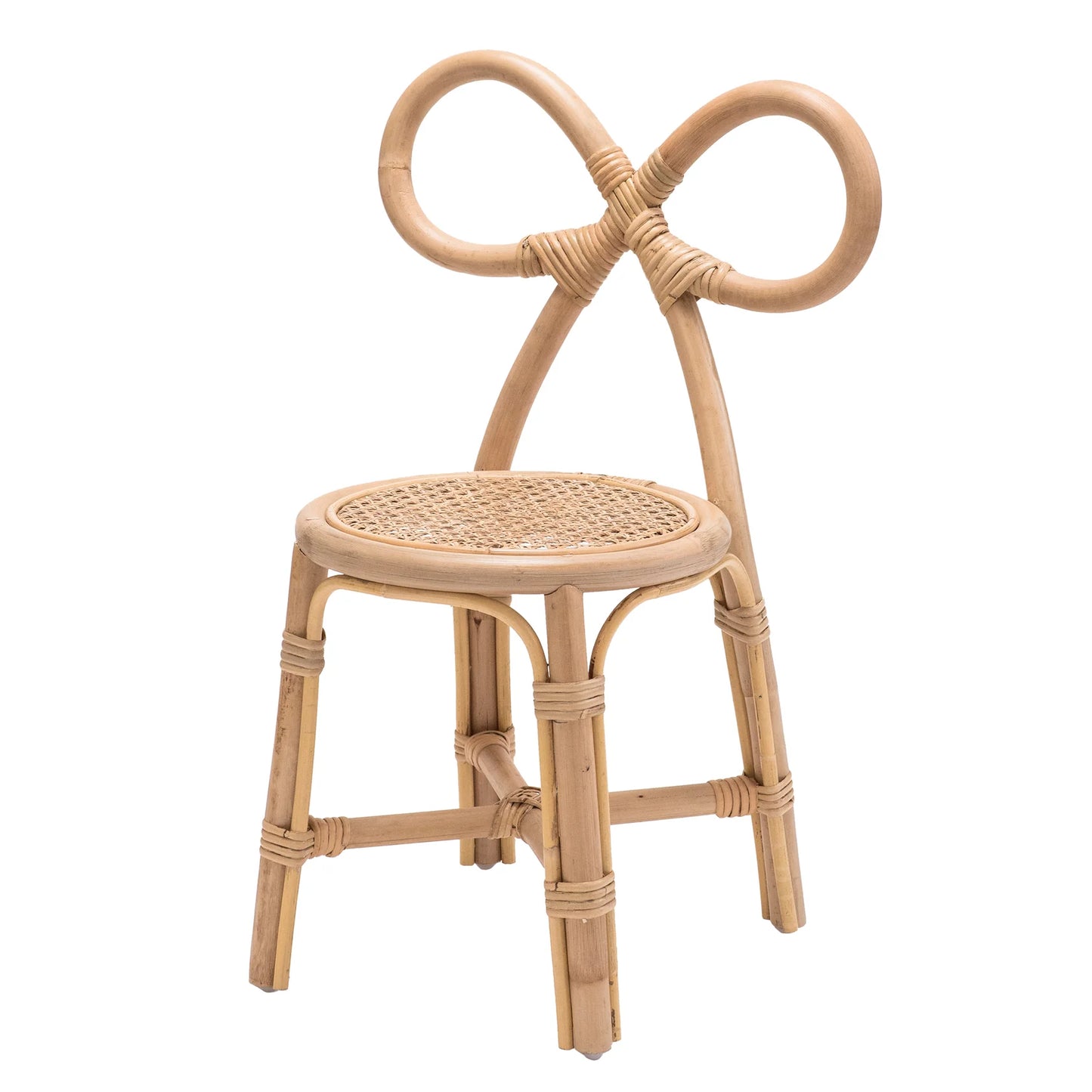 Poppie Kids' Bow Chair Rattan Children's Furniture