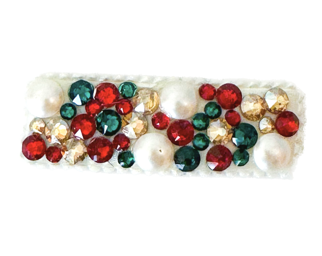 Christmas Crystal Hair Clip