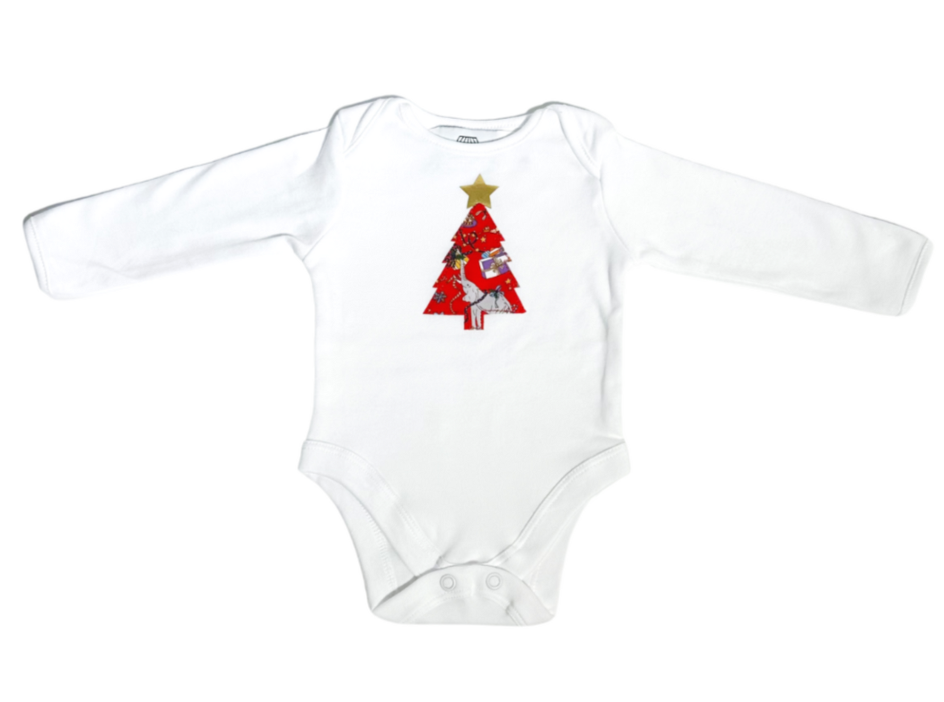 Liberty Christmas Tree Baby Bodysuit