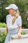 Customizable Bow Baseball Hat in Winnie White (Women)