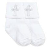 Christening Turn Cuff Socks