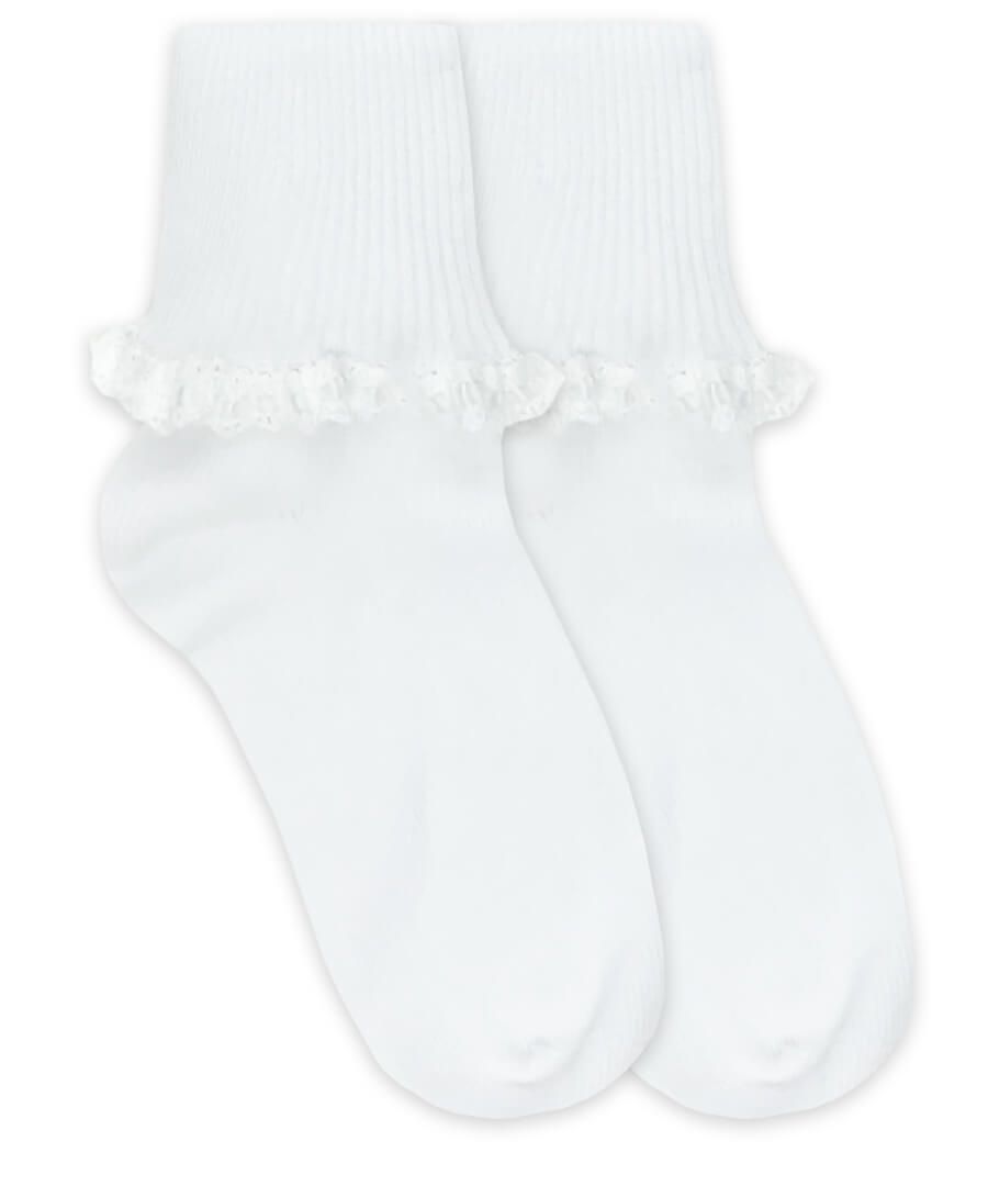 Lace and Ribbon Trim Socks